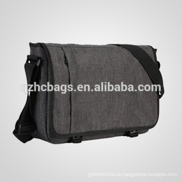 Durable Grey Laptop Messenger Bag für Jugendliche 15-Zoll